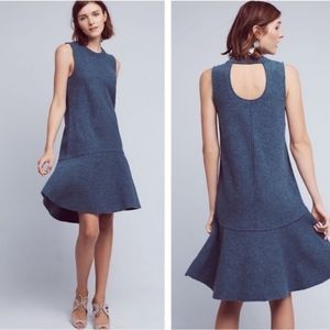 NWT Anthropologie Knitted & Knotted Odette Wool Dropwaist Dress Size Large